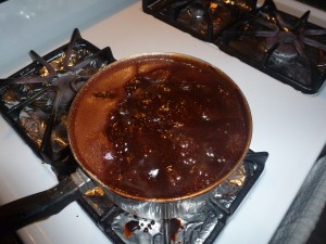 Chocolate Syrup Cooking