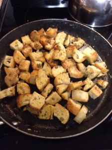 stovetop croutons