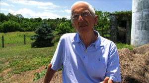 Dr. Colin Campbell at his childhood farm